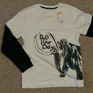 Gymboree boys 12 bad hair day long sleeve